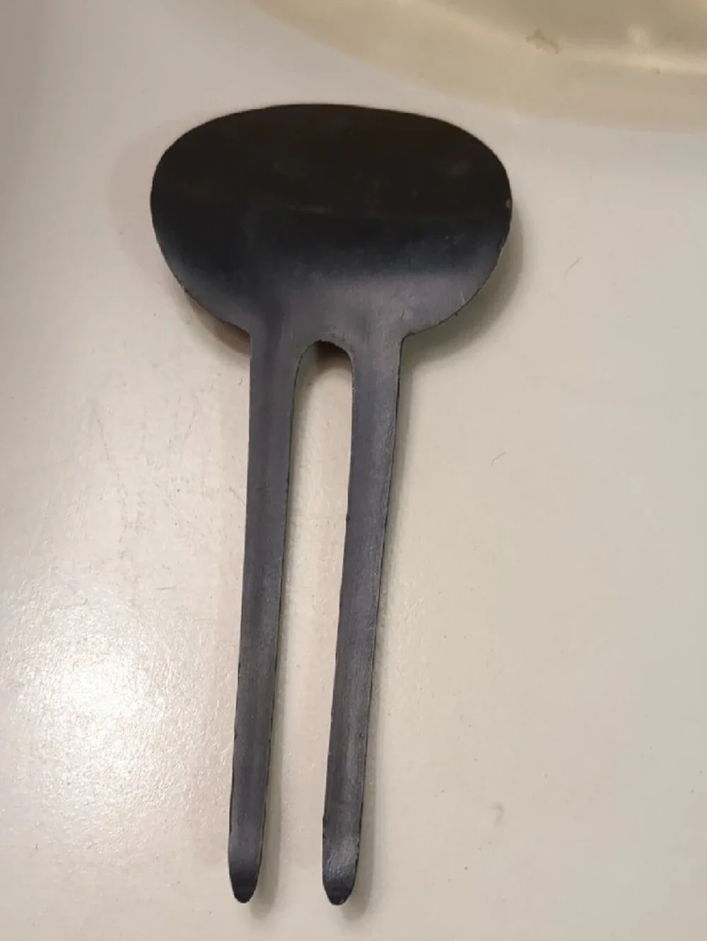 Vintage Tortoise Shell Hair Fork Black Brown Decorative Comb